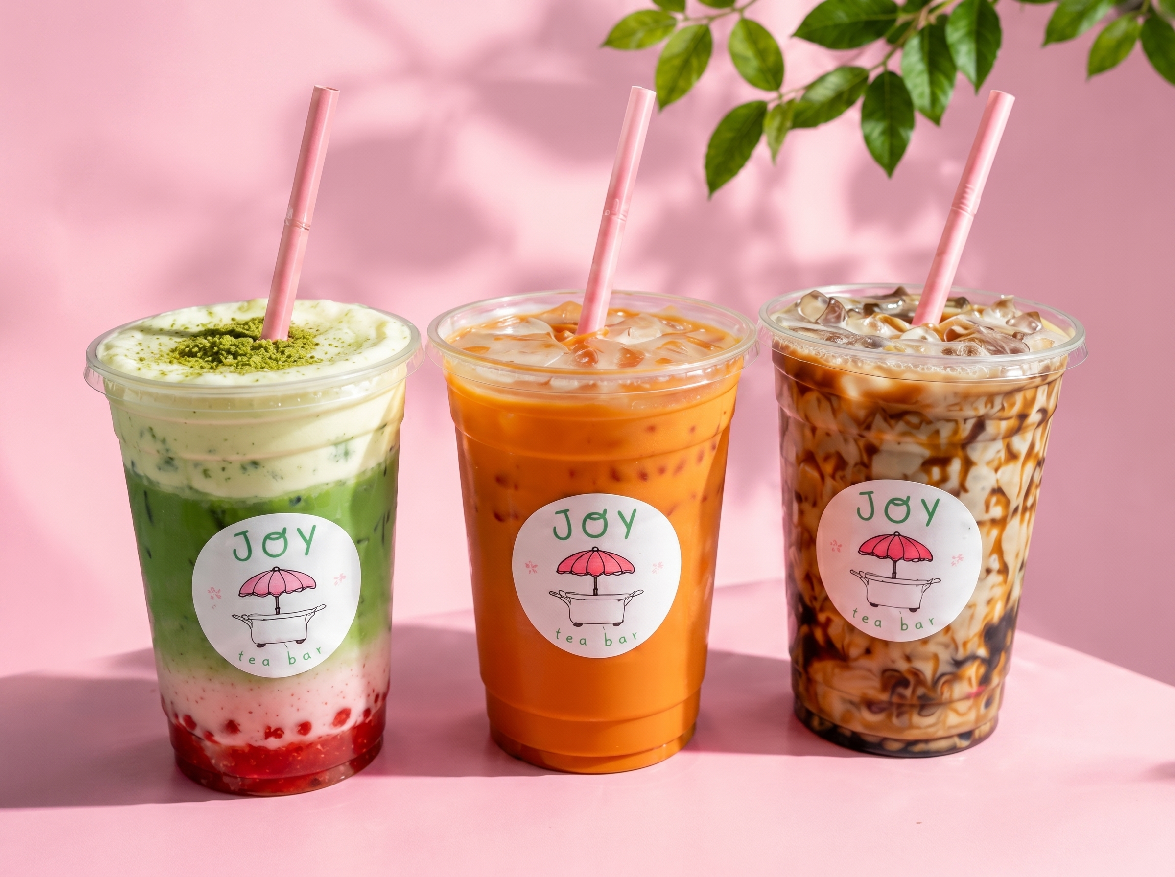 Joy Tea Bar signature drinks